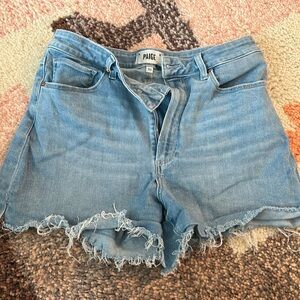 Paige High-waisted Cut-off Shorts